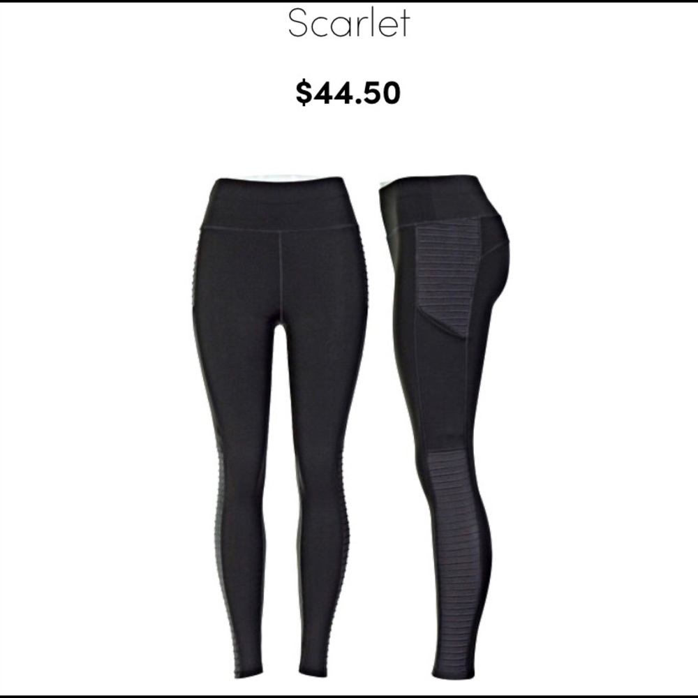 POP fit women’s scarlet leggings